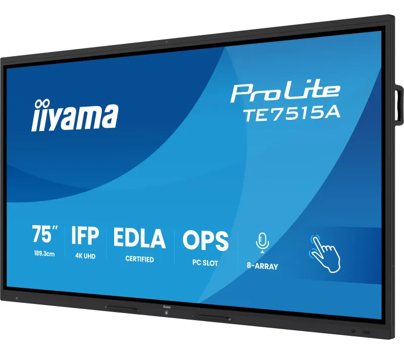 Monitor interaktywny iiyama 75" TE7515A-B1AG 4K