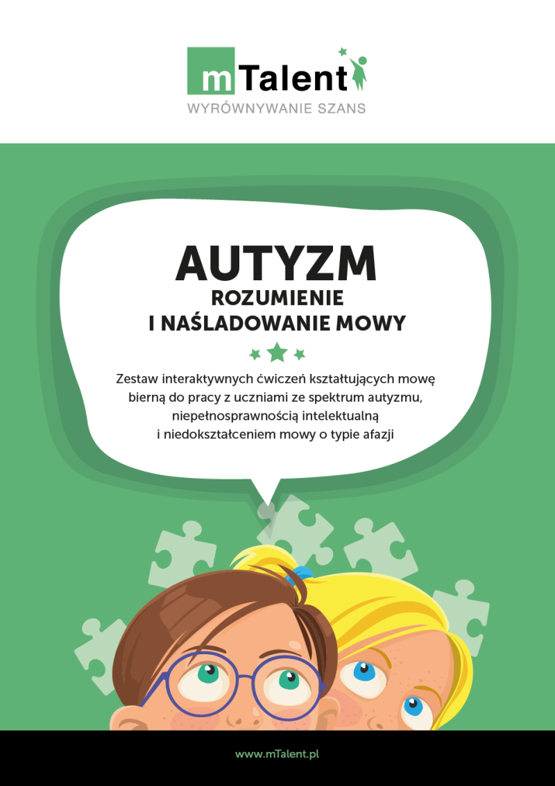 mTalent_Autyzm_front mTalent Autyzm. Rozumienie i naśladowanie mowy