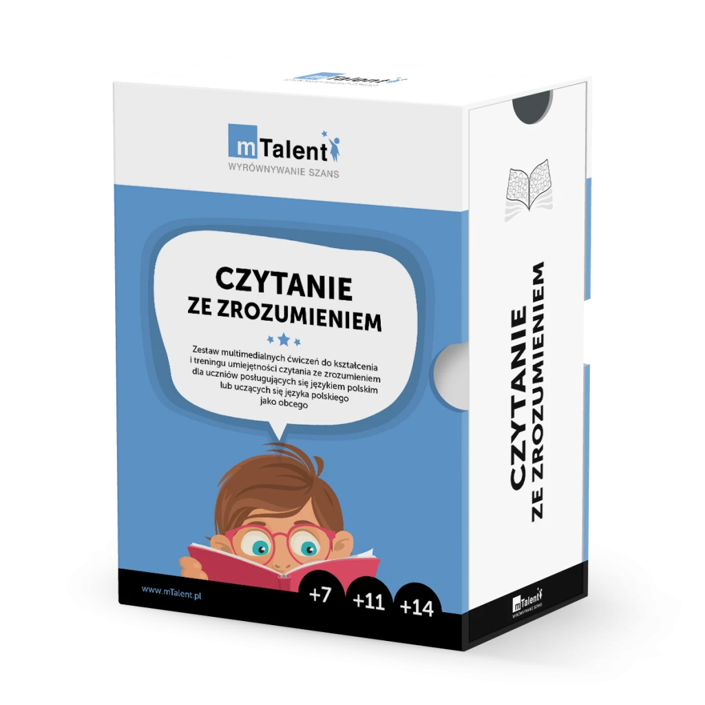 mTalent Czytanie ze zrozumieniem – wizualizacja zestawu