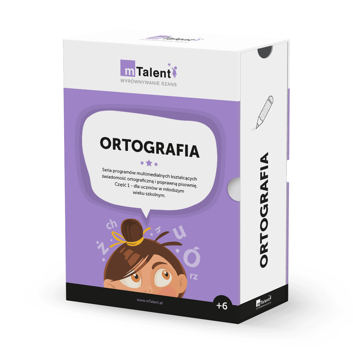 mTalent Ortografia 2 mTalent Ortografia – wizualizacja pudełka