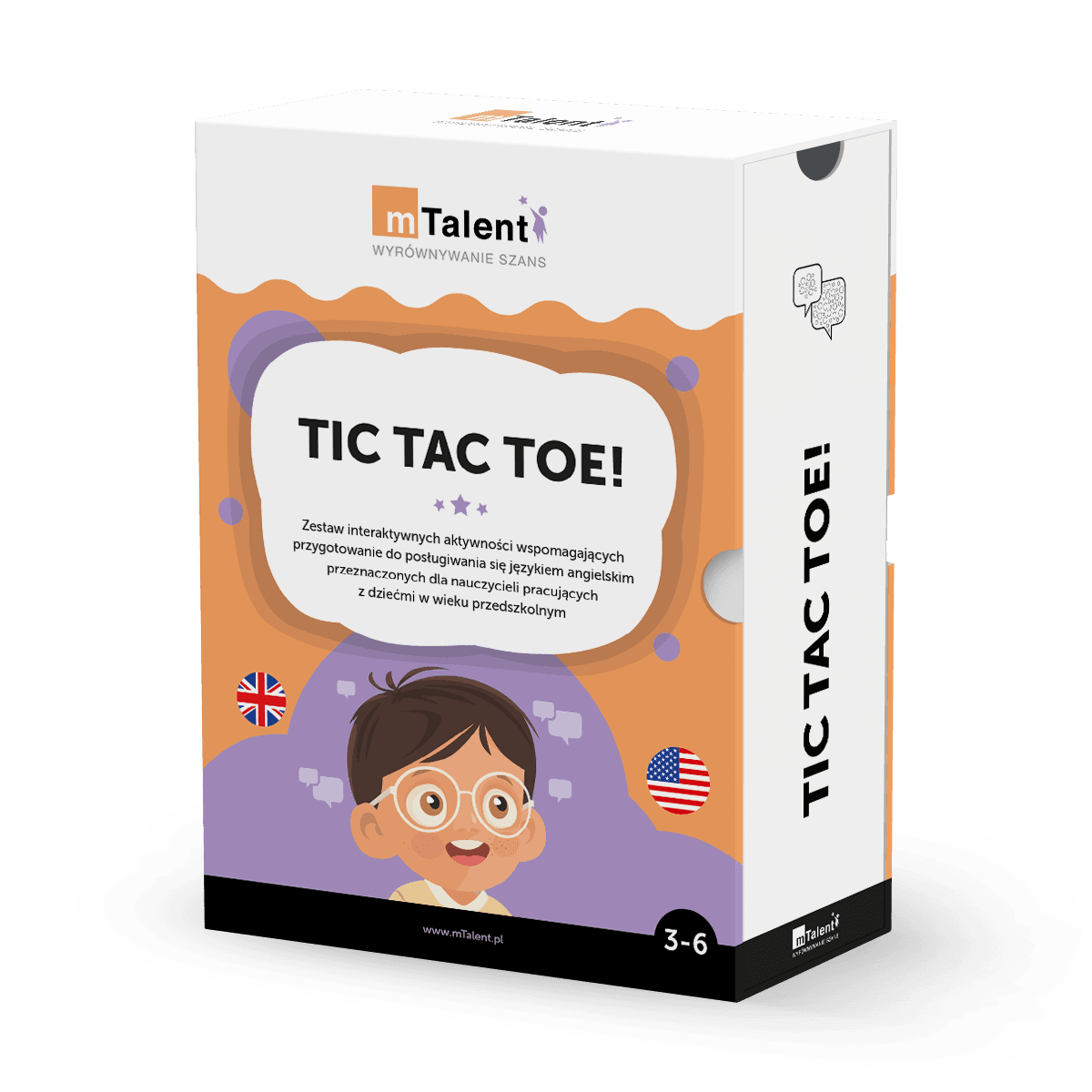 mTalent Tic Tac Toe! 2 mTalent Tic Tac Toe! – wizualizacja pudełka