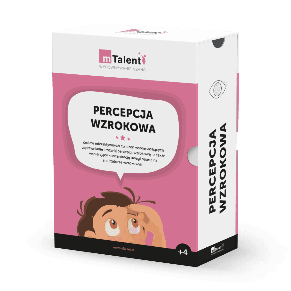 mTalent Percepcja wzrokowa 2 mTalent Percepcja wzrokowa – wizualizacja pudełka