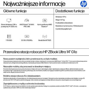 Action: MOBHP-NOT4424 HP ZBook Ultra 14 G1a | 32GB | 1TB SSD