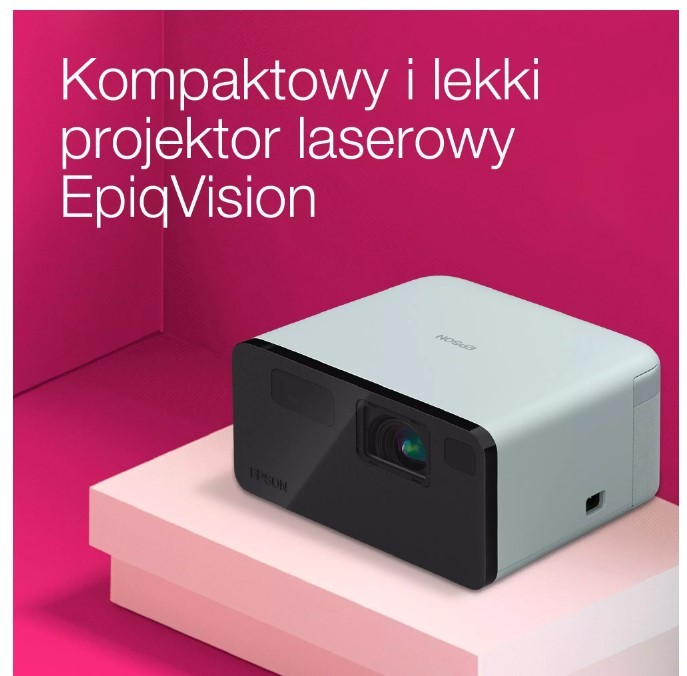Projektor mini laser EF-21W FHD/1000L/5m:1/2.3kg zielony