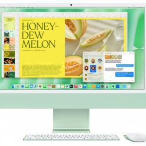 iMac 24 cale: M4 8/8, 16GB, 256GB SSD - Zielony