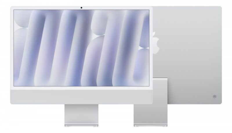 iMac 24 cale: M4 10/10, 16GB, 512GB SSD - Srebrny