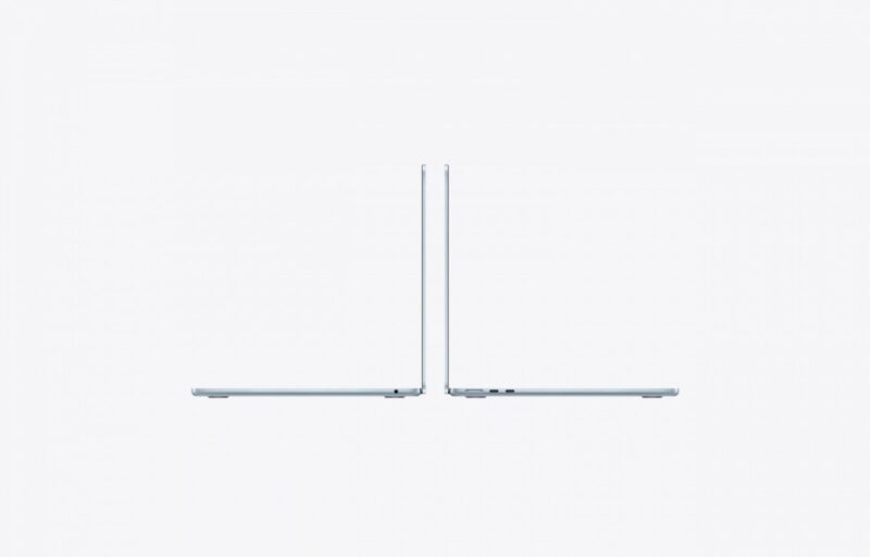 MacBook Air 13.6 cala: M4 10/10, 16GB, 512GB SSD, 35W, US - Błękitny