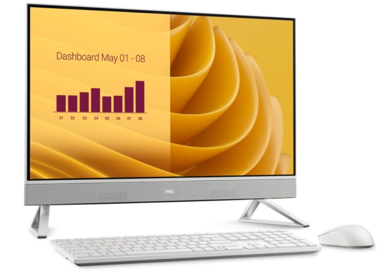 Komputer Dell 27 All-in-One EC27250 Win11Pro CORE 7-150U/16GB/1TB/27.0 FHD Touch/GeForce MX 570A/Cam/WLAN + BT/Backlit Kb/3Y ProSupport