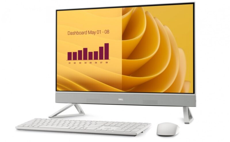 Komputer Dell 27 All-in-One EC27250 Win11Pro CORE 7-150U/16GB/512GB SSD/27.0 FHD/Intel Graphics/Cam/WLAN + BT/Backlit Kb/3Y ProSupport