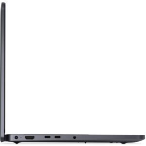 Laptop Dell Pro 14 PC14250 W11P C3 100U/8GB/512GB CL25/14.0 FHD+/INT/FgrPr/FHD/IRCam/Mic/WLAN+BT/BcklKb/3C/3YPS Magnetite color, textured finish