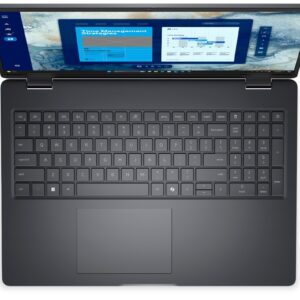 Laptop Dell Pro 16 PC16250 W11P C5 220U/16GB/512GB CL25/16.0 FHD+/Int/FgrPr/FHD/IRCam/Mic/WLAN+BT/BcklKb/3C/3YPS Magnetite color, textured finish