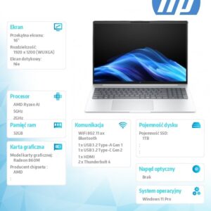 Notebook EliteBook 8 G1a RAIP350 1TB/32GB/W11P/16.0   C51HDET