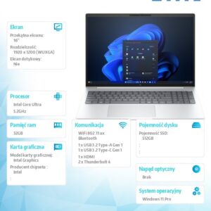 Notebook EliteBook 8 G1i U7-255U 512GB/32GB/W11P/16cali   C51LXET