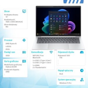 Notebook EliteBook 8 G1a Ryzen AI 5 PRO 340  1TB/32GB/W11P      C51HLET