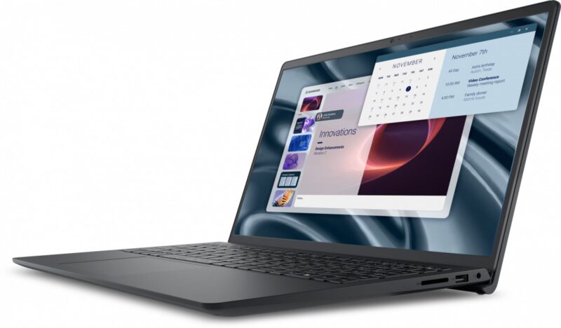 Laptop Dell Pro 15 Essential PV15255 W11P R3-7320U|8GB|512GB|AMD Radeon 610M|FgrPr|WLAN+BT|15.6 FHD|BcklKb|3C|65W|3YPS Carbon Black (Plastic)