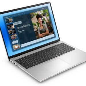 Laptop Dell 16 DC16251 W11P C7-150U|16GB|512GB|Intel Graphics|FgrPr|WLAN + BT|16.0 2.5K|BcklKb|4C|65W|3YPS Platinum Silver