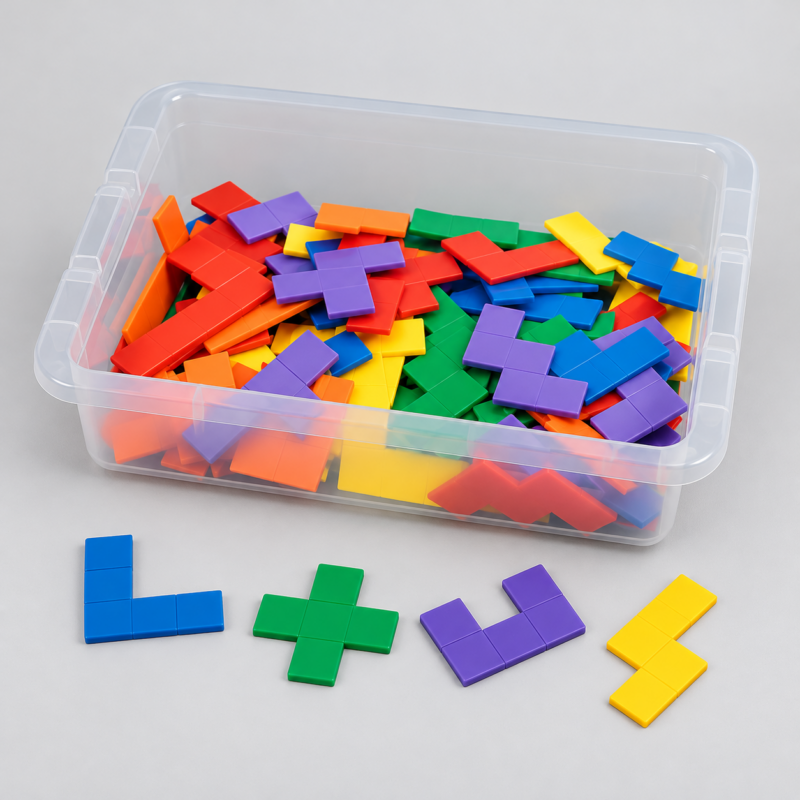 Pentomino – zestaw grupowy 6 kompletów, 72 elementy